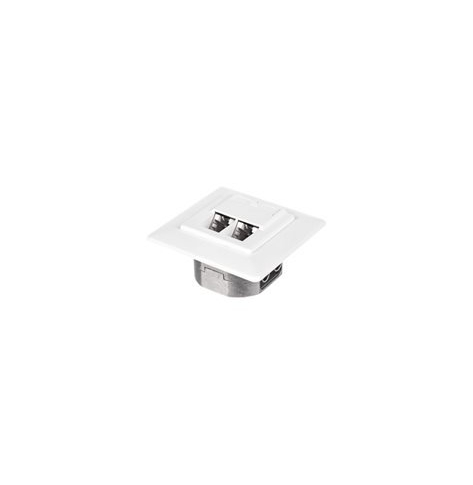 Gniazdo podtynkowe NETRACK 106-14 2xRJ45 8p8c STP Cat5e