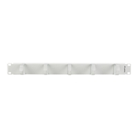 Organizer kabli LANBERG 19 1U typ B Szary
