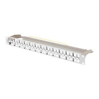 Patchpanel LANBERG 48 1U 19 FTP Szary