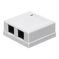 Gniazdo natynkowe NETRACK 106-21 2xRJ45 8p8c UTP Cat6 LSA