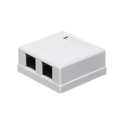 Gniazdo natynkowe NETRACK 106-21 2xRJ45 8p8c UTP Cat6 LSA