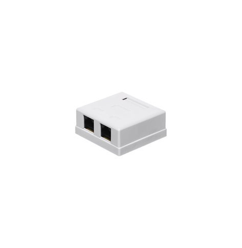 Gniazdo natynkowe NETRACK 106-21 2xRJ45 8p8c UTP Cat6 LSA