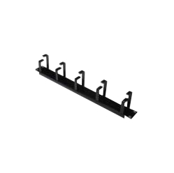 Panel zarządzania kablami DIGITUS DN-97602 19 1U 40x483x60mm czarny poziomy RAL 9002