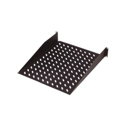 Półka DIGITUS DN-19 TRAY-2-SW 19 2U RAL9005 483x370x88mm czarny 20kg