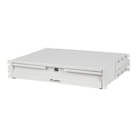 Szuflada LANBERG do szaf 19 2U 360mm Szara 2U  483x360mm udzwig do 90kg montaz 4 punktowy