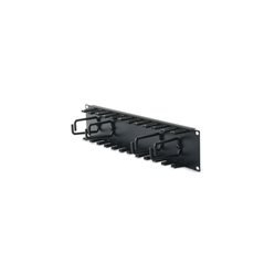 Organizer do kabli APC AR8427A panel 19 z wieszakami 2U dla kabli krosowych - czarny
