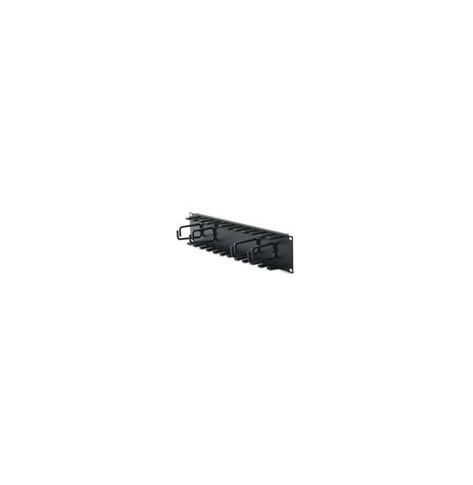 Organizer do kabli APC AR8427A panel 19 z wieszakami 2U dla kabli krosowych - czarny
