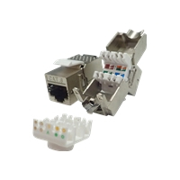 Wkładka modułowa NETRACK 105-32 Jack RJ45 kat. 6 FTP beznarzedziowy