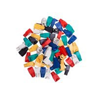 Osłonka na wtyk RJ45 NETRACK 105-86 8p mix kolorow 100 szt