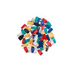 Osłonka na wtyk RJ45 NETRACK 105-86 8p mix kolorow 100 szt
