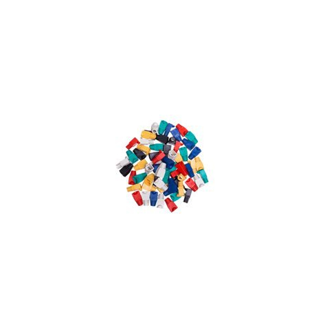 Osłonka na wtyk RJ45 NETRACK 105-86 8p mix kolorow 100 szt