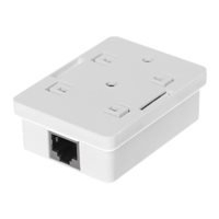 Gniazdo natynkowe NETRACK 106-12 1 x RJ45 8p8c FTP kat. 6 LSA