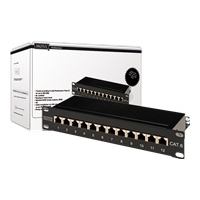 Panel krosowy DIGITUS DN-91612S 1U 12-portowy FTP Kat. 6