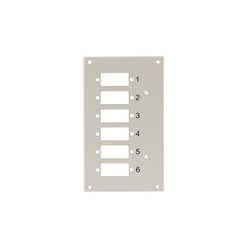Panel przedni TECHLY 109818 do przelacznicy na 6 adapterow