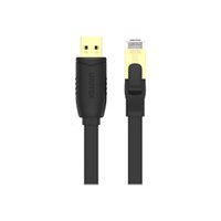 Kabel UNITEK Y-SP02001B USB 2.0 to RJ45 Console Rollover Flat Kabel 1.8m