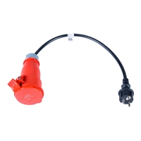 Kabel AKYGA AK-SC-E06 Adapter CEE 7/7 to 5pin 16A