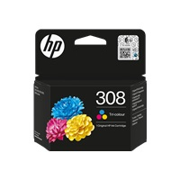 HP 308 Tri-Color Original Ink Cartridge