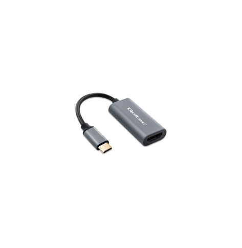 QOLTEC 50331 Adapter Przejściówka USB C 3.1 MHL na HDMI 4K 60Hz 32AWG