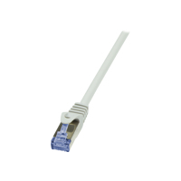 Patchcord LOGILINK CQ3142S Cat.6A 10G S/FTP PIMF PrimeLine 50m szary