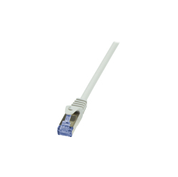 Patchcord LOGILINK CQ3142S Cat.6A 10G S/FTP PIMF PrimeLine 50m szary