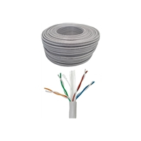 Kabel NETRACK sieciowy LAN kat. 6 UTP 100m CCA szary