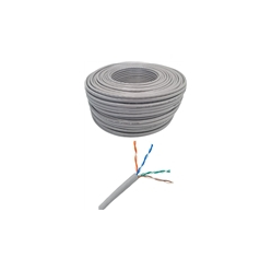 Kabel NETRACK sieciowy LAN kat. 5e UTP 100m CCA szary