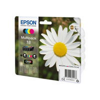 Tusz EPSON 18 ink cartridge black and tri-colour standard capacity 15.1ml 1-pack RF-AM blister