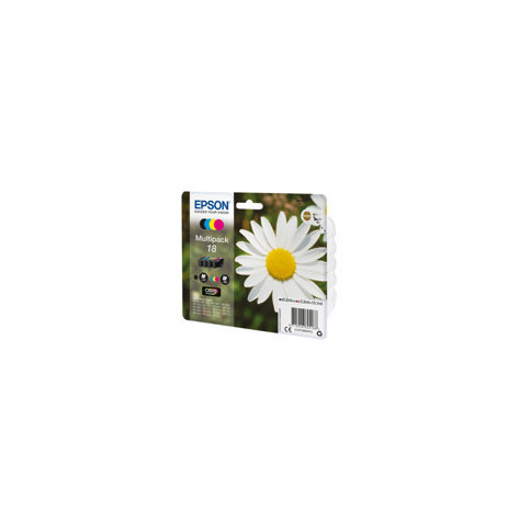 Tusz EPSON 18 ink cartridge black and tri-colour standard capacity 15.1ml 1-pack RF-AM blister