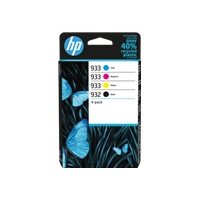 HP 932 Black 933 CMY Original Ink Cartridge 4-Pack