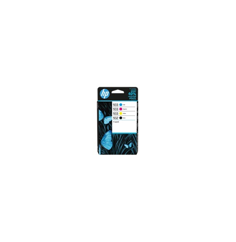 HP 932 Black 933 CMY Original Ink Cartridge 4-Pack