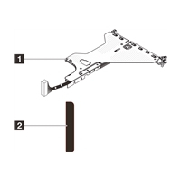 LENOVO ThinkSystem SR630 V4 x16/x16 Gen5 Cable Riser 1 FH+LP Option Kit