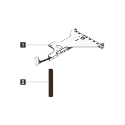 LENOVO ThinkSystem SR630 V4 x16/x16 Gen5 Cable Riser 1 FH+LP Option Kit