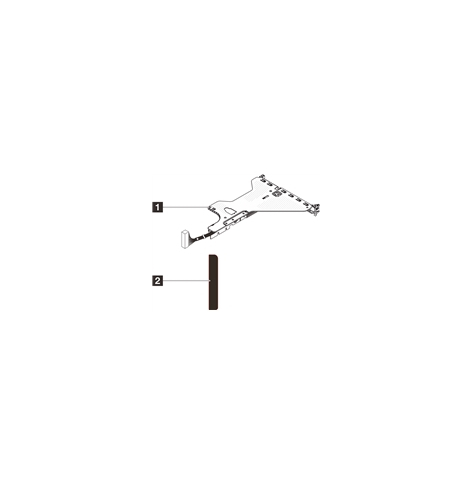 LENOVO ThinkSystem SR630 V4 x16/x16 Gen5 Cable Riser 1 FH+LP Option Kit