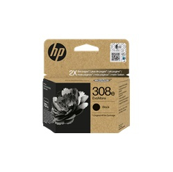 HP 308e EvoMore Black Original Ink Cartridge