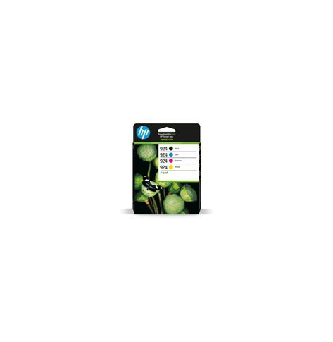 HP 924 CMYK Original Ink Cartridge 4-Pack