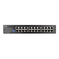 Switch ZYXEL GS1100-24ES 24 port Gigabit DIP selector Unmanaged v3