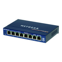 Switch NETGEAR GS108GE ProSafe 8-Port Gigabit Desktop Metal Towar uszkodzone opakowanie (P)