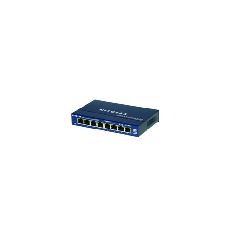 Switch NETGEAR GS108GE ProSafe 8-Port Gigabit Desktop Metal Towar uszkodzone opakowanie (P)