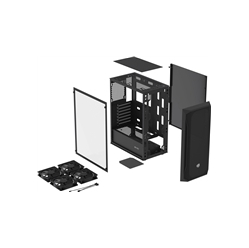 NATEC PC case Fury Shobo SH8F midi tower window black