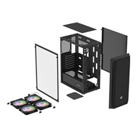 NATEC PC case Fury Shobo SH8F ARGB midi tower window black 