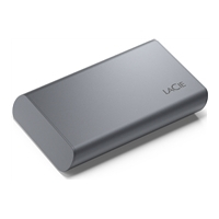Dysk zewnętrzny LACIE Mobile SSD 500GB Secure USB-C USB 3.0 Space Gray