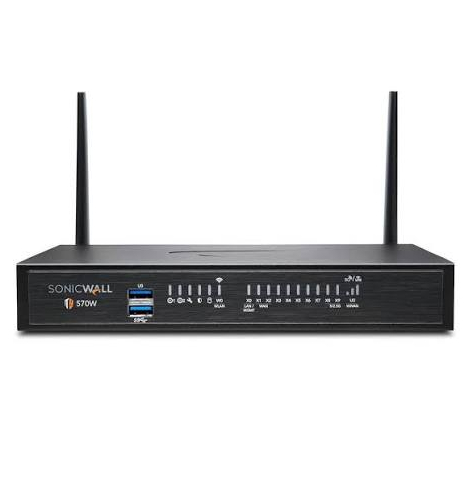 Firewall SONICWALL TZ570 WIRELESS-AC INTL 3Y APSS + CSE FOR 1Y SIA - BASIC (20 USER) + 1Y SPA - ADVANCED (6 U
