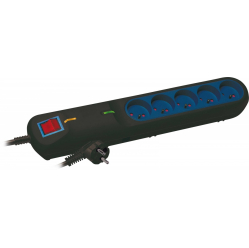 Lestar Listwa przeciwprzepięciowa LF 2005, 3L, 3m, czarna
