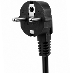 ART Urządzenie zabezpieczenie przeciw przepięciowe SPD/przeciążeniowe F2110 z wyłącznikiem 5gniazd-16A-czarny-3m-3x1,5mm2 