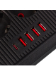 Maclean Listwa zasilająca MCE391 B 6 gniazd 4xUSB-A 1xUSB-C, 110-240V AC 50/60Hz, 2.1A max 2500W, czarna