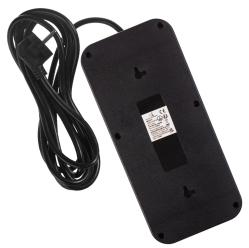 Maclean Listwa zasilająca MCE391 B 6 gniazd 4xUSB-A 1xUSB-C, 110-240V AC 50/60Hz, 2.1A max 2500W, czarna