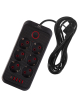Maclean Listwa zasilająca MCE391 B 6 gniazd 4xUSB-A 1xUSB-C, 110-240V AC 50/60Hz, 2.1A max 2500W, czarna