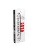Maclean Listwa zasilająca 5 gniazd MCE395 W 3xUSB, 110-240v AC 50/60Hz, 2,1A max 2500W, biała