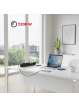 Maclean Listwa zasilająca MCE395 B 5 gniazd 3xUSB, 110-240V AC 50/60Hz, 2.1A max 2500W, czarna
