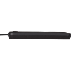 Maclean Listwa zasilająca MCE395 B 5 gniazd 3xUSB, 110-240V AC 50/60Hz, 2.1A max 2500W, czarna